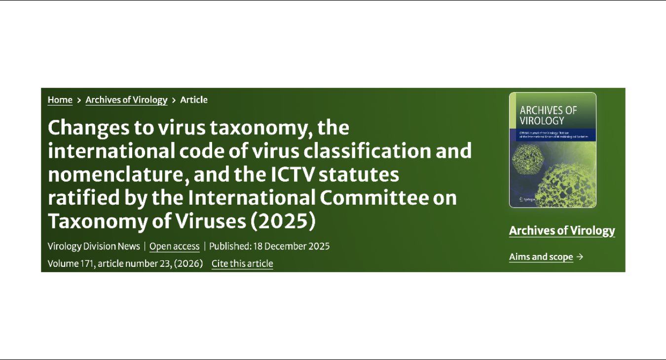 Archives of Virology, ICTV 2025
